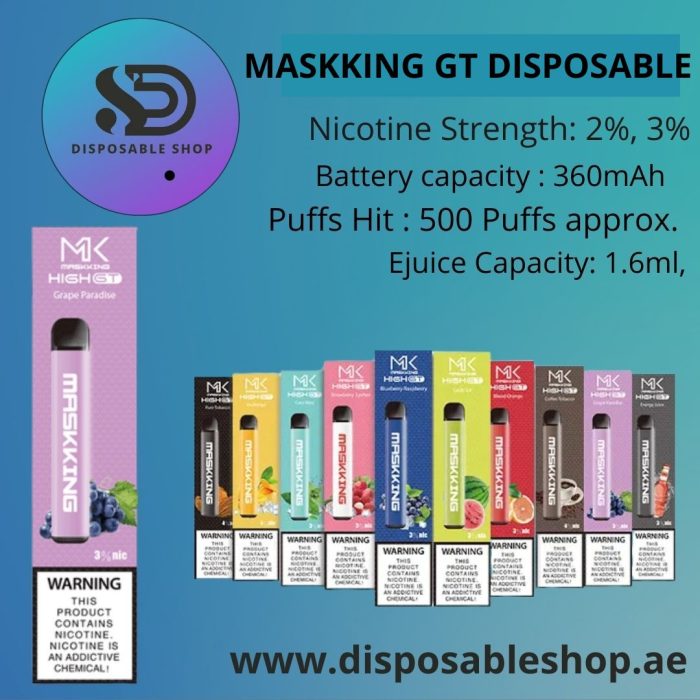 Maskking high gt disposable