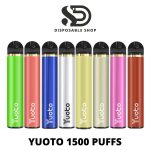 Yuoto disposable vape 1500 puffs
