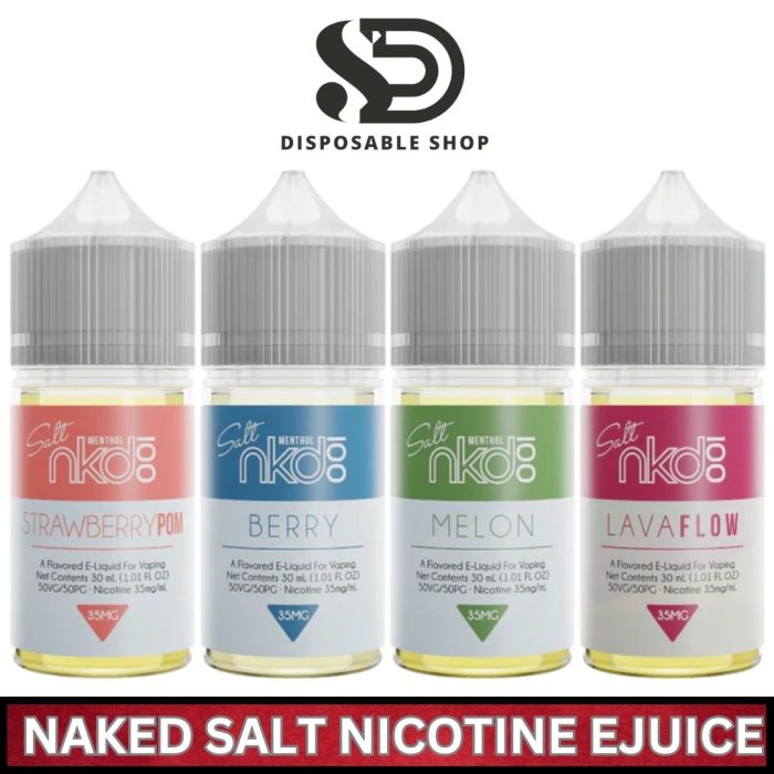 Naked Salt Nicotine E-liquid 30ml