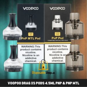 VOOPOO Drag X/S Pods 4.5ml PnP PnP MTL Replacement Pods in Dubai