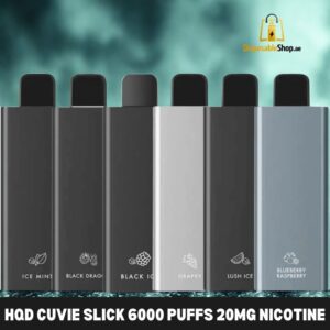 hqd cuvie slick 6000 puffs 20mg nicotine