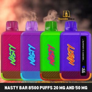 nasty bar 8500 puffs 20 mg and 50 mg disposable vape