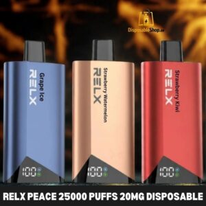 relx peace 25000 puffs 20mg disposable vape in dubai