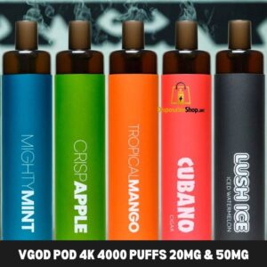 Vgod Pod 4k 4000 Puffs 20MG & 50MG