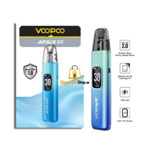 voopoo argus g3 30w pod system in dubai snow blue