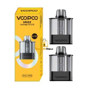 voopoo vrizz v2 15ml pod cartridge 2pcspack in dubai 0.7ohm
