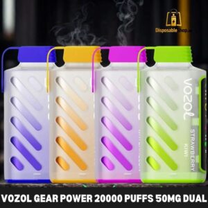 vozol gear power 20000 puffs 50mg dual mode disposable vape