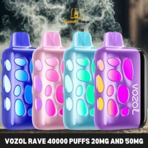 vozol rave 40000 puffs 20mg and 50mg nicotine