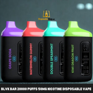 blvk bar 20000 puffs 50mg nicotine disposable vape in dubai