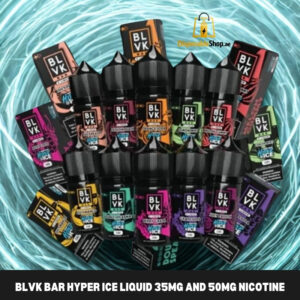 blvk bar hyper ice liquid 35mg and 50mg nicotine e liquid in dubai