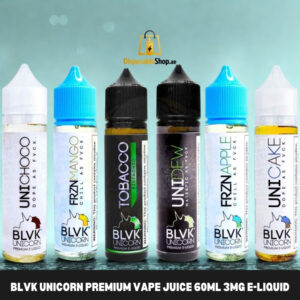 blvk unicorn premium vape juice 60ml 3mg e liquid in dubai