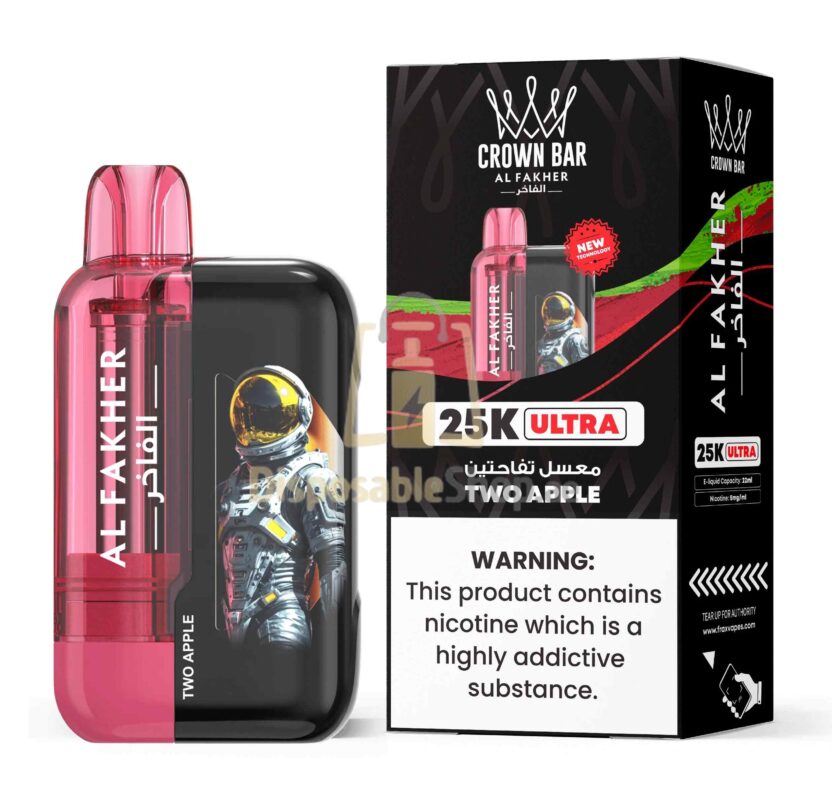 Al Fakher Crown Bar Ultra 25000 review: Crown Bar Al Fakher Ultra 25000 disposable vape