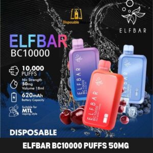 Elf Bar BC10000 Puffs Disposable Vape 50mg Nicotine in Dubai