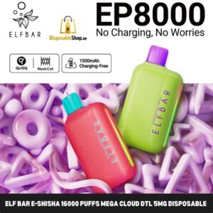 ELF BAR EP8000 Puffs Disposable Vape in Dubai