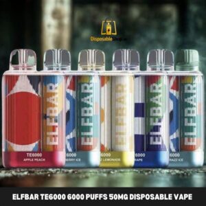 ELFBAR TE6000 6000 Puffs 50Mg Disposable Vape in Dubai