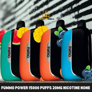 fummo power 15000 puffs 20mg disposable vape in dubai