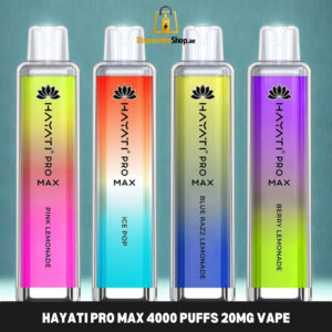 hayati pro max 4000 puffs 20mg vape in dubai