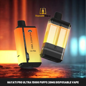 hayati pro ultra 15000 puffs 20mg disposable vape in dubai