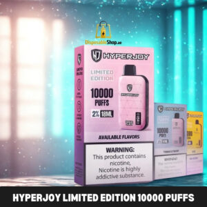 hyperjoy limited edition 10000 puffs 20mg disposable vape in dubai