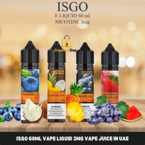 Isgo 60ml Vape Liquid 3mg Vape juice in UAE