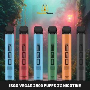 isgo vegas 2800 puffs 20mg disposable vape in uae