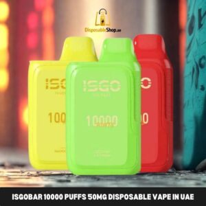 isgobar 10000 puffs 50mg disposable vape in uae