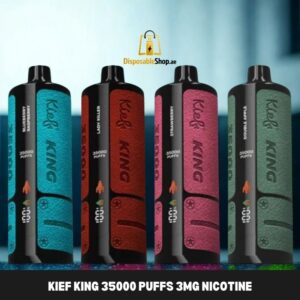 kief king 35000 puffs 3mg nicotine triple mesh coil disposable vape in dubai