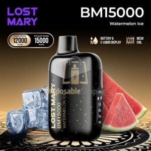 Lost Mary BM15000 Puffs 50mg Nicotine Dual Mode Disposable - WATERMELON ICE, 1PC