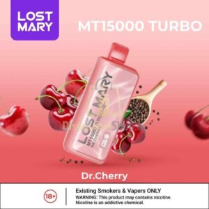 LOST MARY MT15000 TURBO 5% Disposable Vape - DR. CHERRY, 1PC