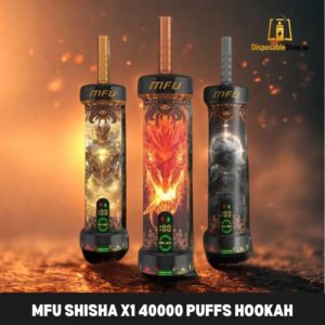 mfu shisha x1 40000 puffs hookah disposable vape in dubai