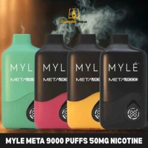 MYLE Meta 9000 Puffs 50mg Nicotine Disposable Vape in Dubai