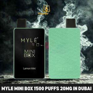 Myle Mini Box 1500 Puffs 20MG Nicotine Disposable Vape in Dubai