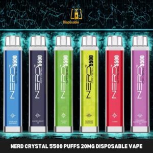 Nerd Crystal 5500 Puffs 20Mg Disposable Vape In Dubai