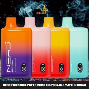 NERD Fire 10000 Puffs 20MG Disposable Vape in Dubai