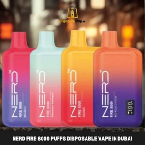 Nerd Fire 8000 Puffs Disposable Vape In Dubai