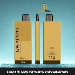 sikary fit 12000 puffs 20mg disposable vape in dubai