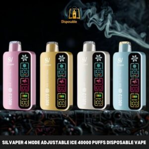 SILVAPER 4 Mode Adjustable Ice 40000 Puffs Disposable Vape in Dubai