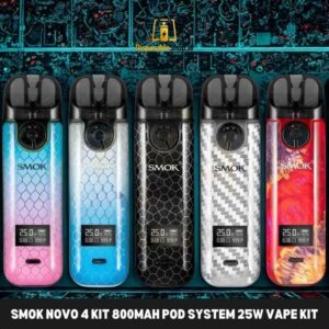 smok novo 4 kit 800mah pod system 25w vape kit starter kit in dubai
