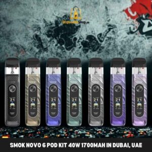 smok novo 6 pod kit 40w 1700mah in dubai
