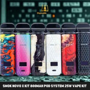 smok novo x kit 800mah pod system 25w vape kit starter kit in dubai
