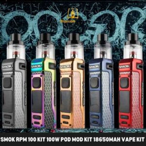 smok rpm 100 kit 100w pod mod kit 18650mah vape kit in dubai