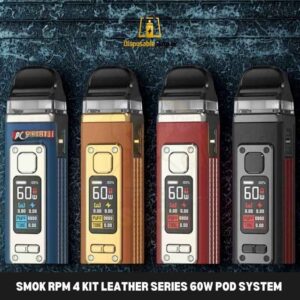 smok rpm 4 kit leather series 60w pod system 1650mah vape kit pod kit starter kit in d