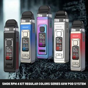 smok rpm 4 kit regular colors series 60w pod system 1650mah vape kit pod kit st