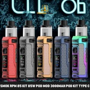smok rpm 85 kit 85w pod mod 3000mah pod kit type c vape kit starter kit in dubai