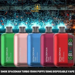 smok spaceman turbo 15000 puffs 50mg disposable vape in dubai