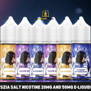 szia salt nicotine 20mg and 50mg e liquid in dubai