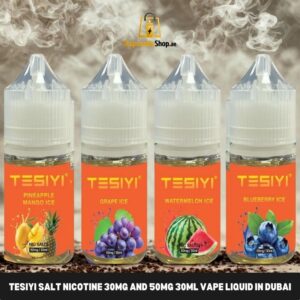 Tesiyi Salt Nicotine 30mg and 50mg 30ml Vape Liquid in Dubai