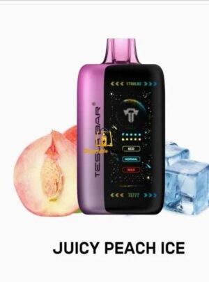 tesla bar xt 40000 puffs 50mg vape in dubai juicy peach ice