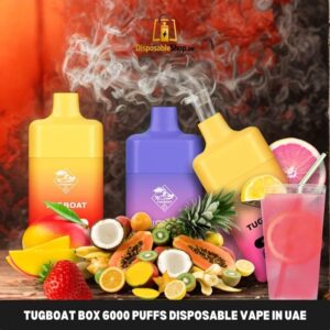 tugboat box 6000 puffs disposable vape in uae