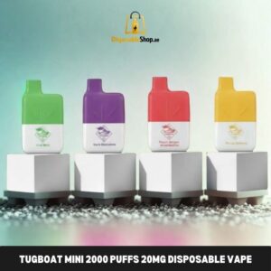 tugboat mini 2000 puffs 20mg nicotine disposable vape in dubai